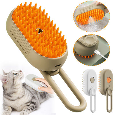 3 In 1 Cat Steam Brush