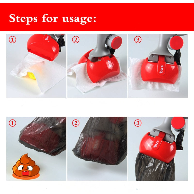 2-in-1 Dog Pooper Scooper
