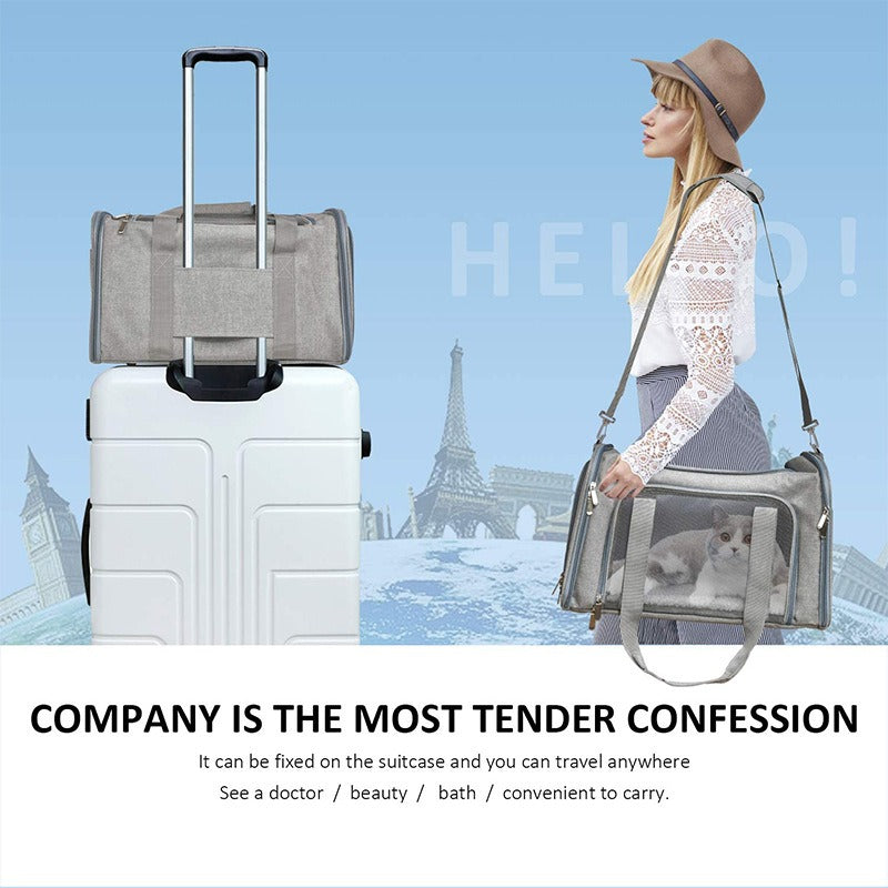 Pet Carrier Bag Crossbody Dog Bag